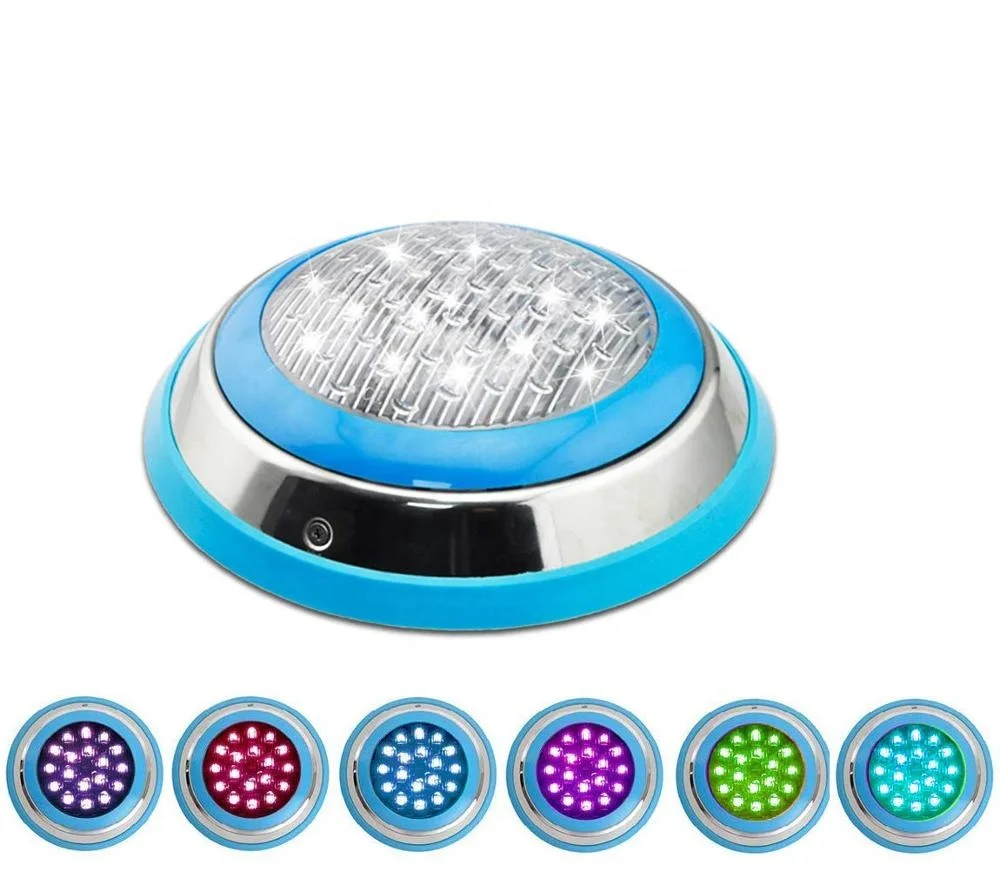 Stainless Steel 36W RGB Color Changing LED 12V IP68 Swimming Pool Light Underwater Wall Mounted Light Fixture