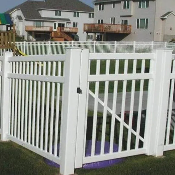 Pvc Gate Yard Durable PVC Plastic Yard Gates Fence Gate - 30 Year Warranty