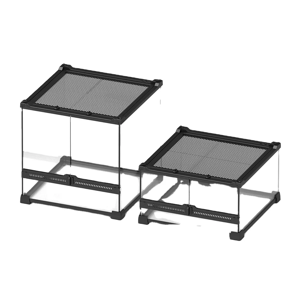 NOMOY PET Double Hinge Door Terrarium - Eco-Friendly Reptile Tank