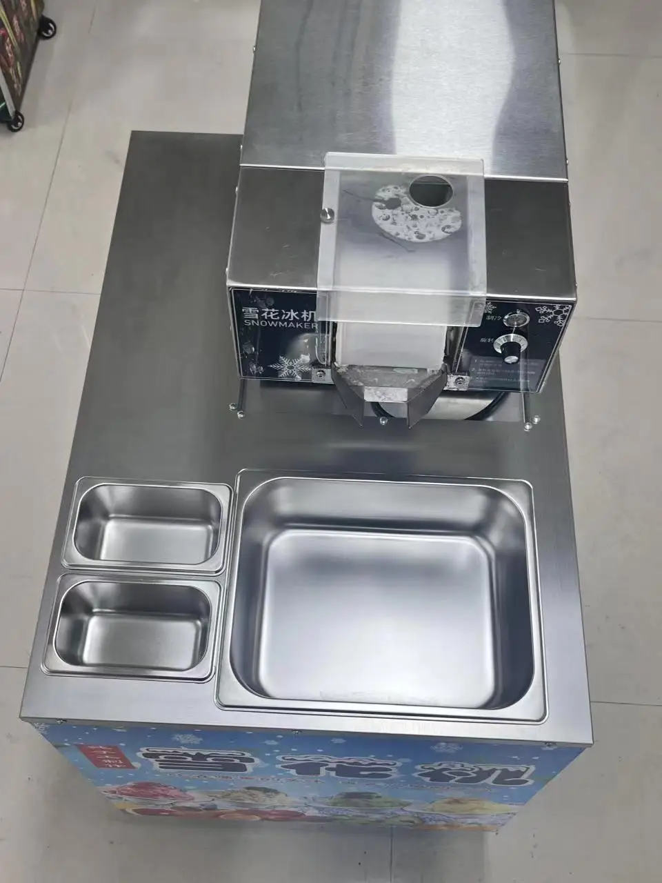 Commercial Snow Flake Ice Making Machine Professional Snow Flake Ice