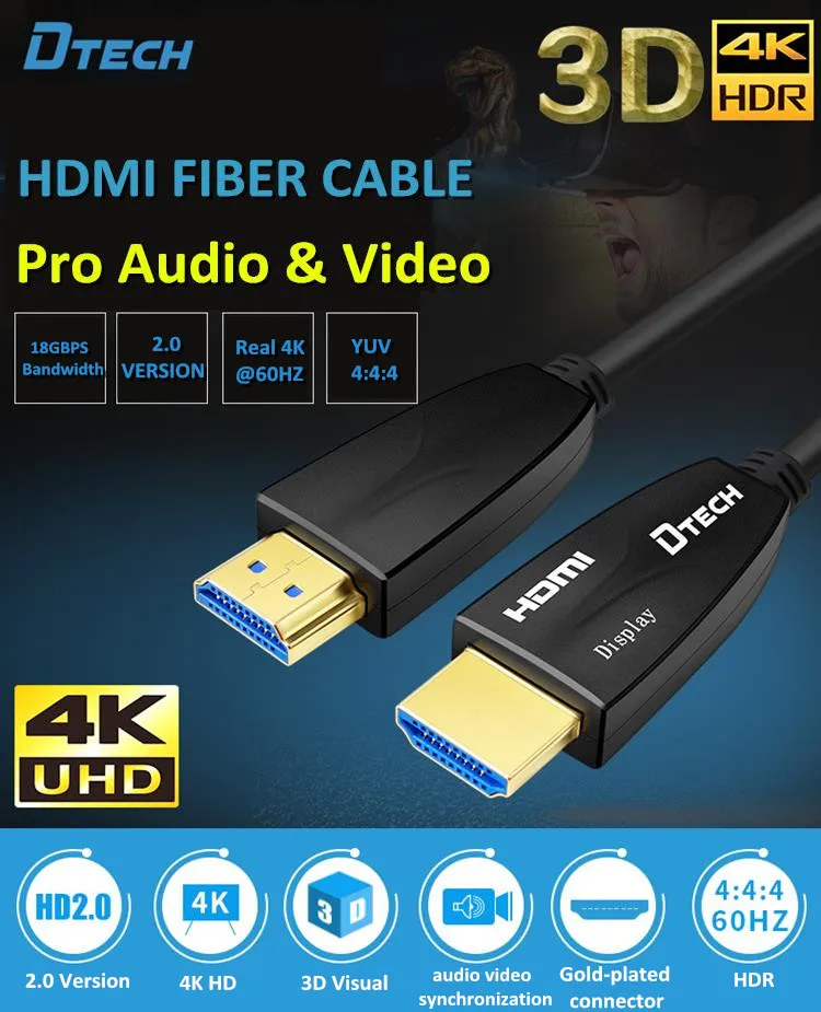 Dtech High Speed 18gbps Hdmi To Hdmi 3d 4k 1080p Audio And