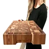 Guide Hardwood Chef Premium Thick Acacia Large Wood Cutting Boards with Deep Juice Grooves for Cutting Up Vegetables and Meats
