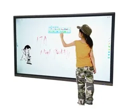 Top Lcd Android Pizarra Digital Led Touch Screen Interactive Whiteboard Ir 4K Interactive Panel 55