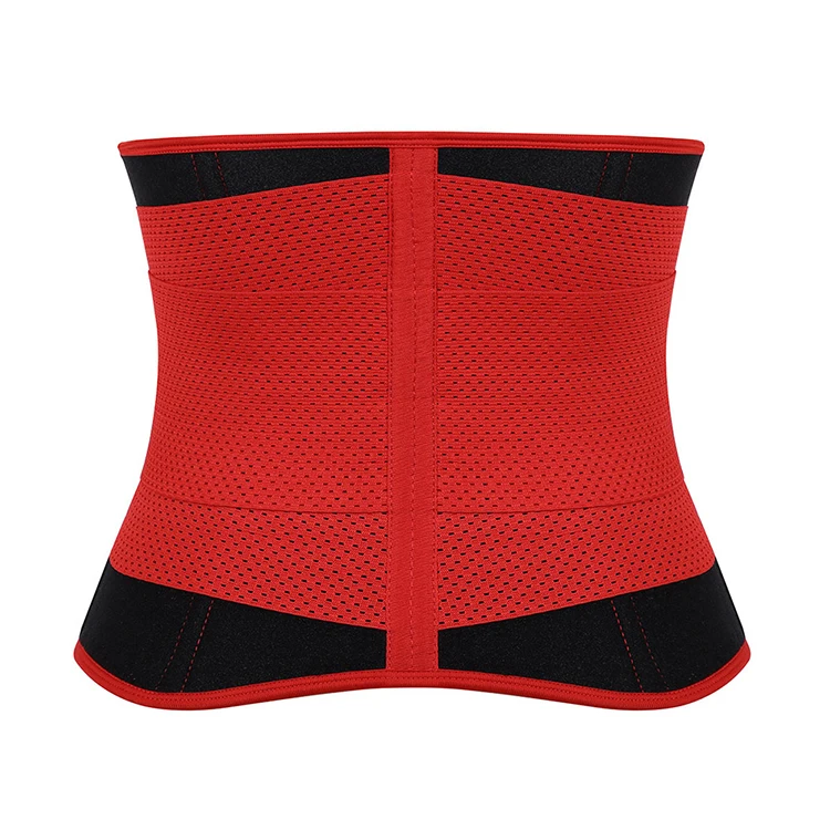 Custom Logo Compression Elasticity Sauna Sweat Neoprene Slimming Waist Trainer Workout Back Support Waist Trimmer Belt