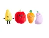 Wholesale Fresh Vegetable Plush Toy Smile Embroidery Stuffed Toy For Kids