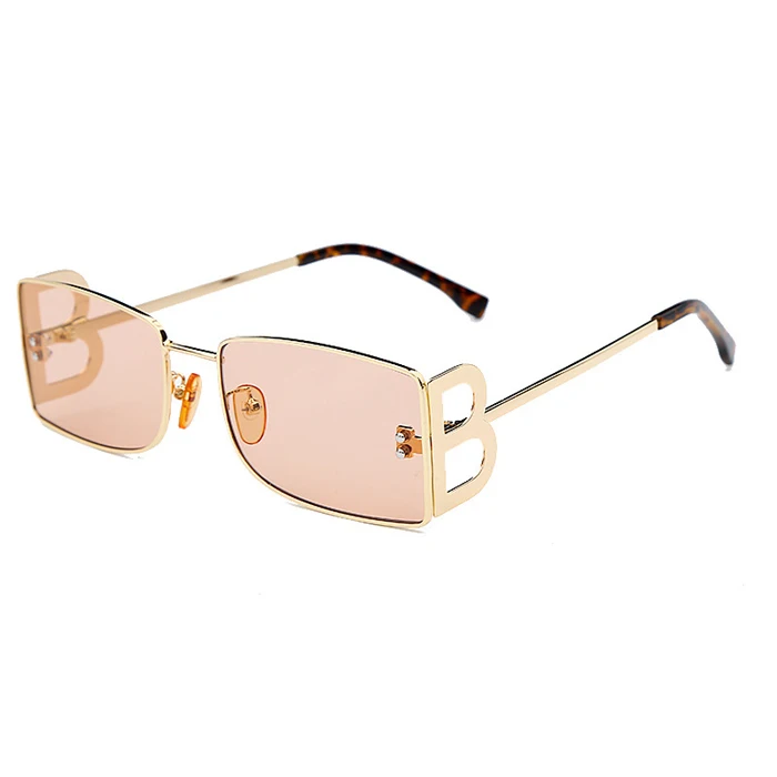Metal B letter small super high quality new design metal sunglasses sun glasses women men