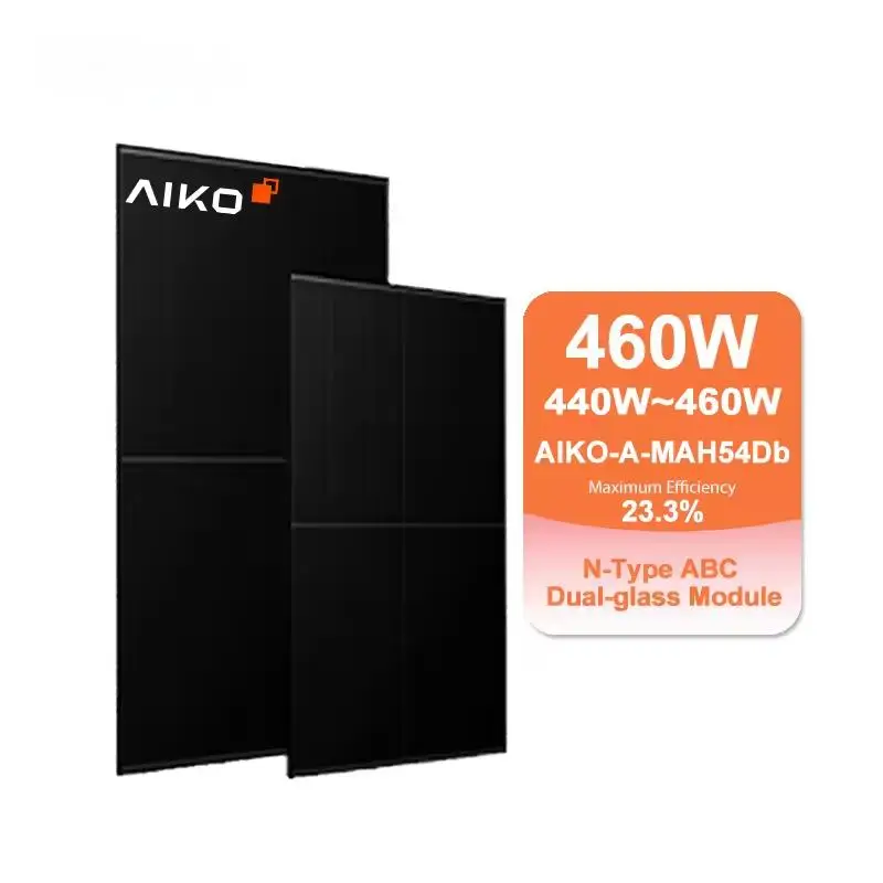 Hot Sell Aiko NEOSTAR 2P54 HJT N-Type Mono-Glass 450W-485W Solar