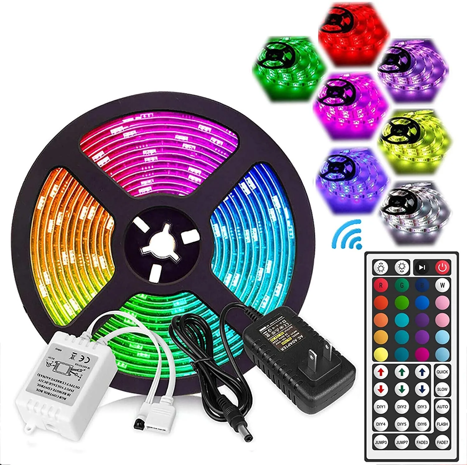 

led trip light waterproof,3 Sets, Color changing rgb