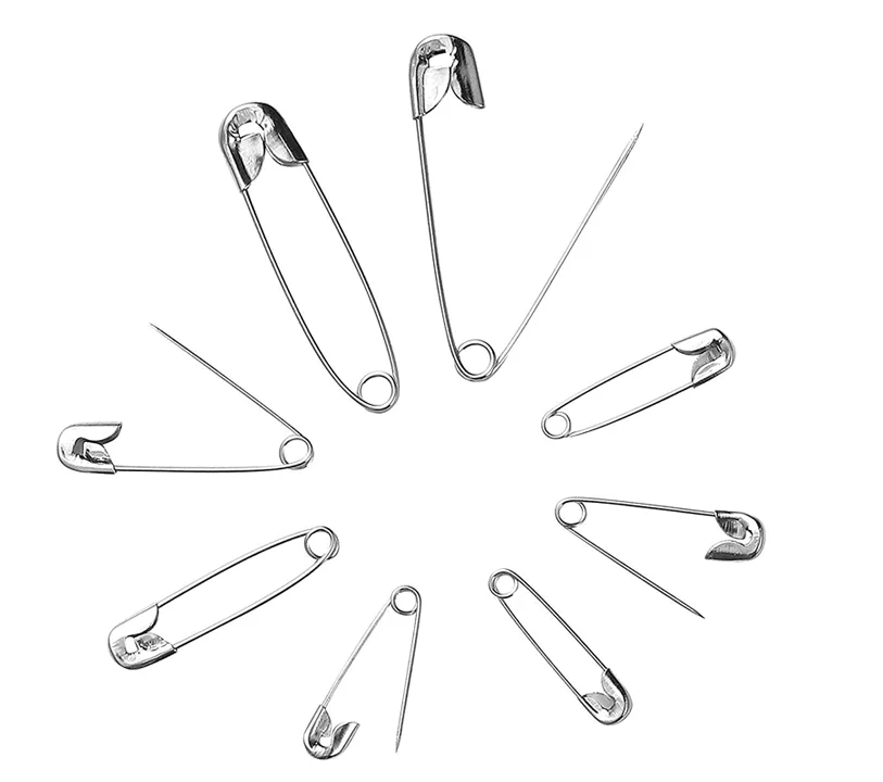 Decorative With Removable Head Fashion Safety Pin For Name Tag Safety