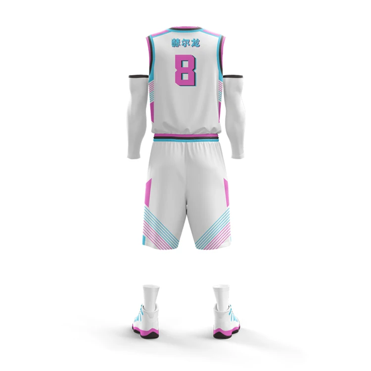 plain pink basketball jersey