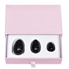 Yoni eggs natural gemstone eggs black obsidian yoni eggs for sale