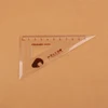 Plastic Geometric Triangle CM Ruler Protractor Combination