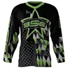 OEM custom splatter sublimation cheap Area Code 856 black Ice hockey jersey