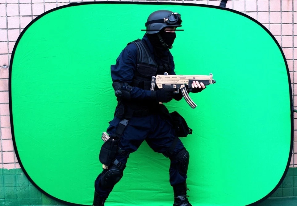 Customized Size Square Portable Green Screen Background For Chair Back