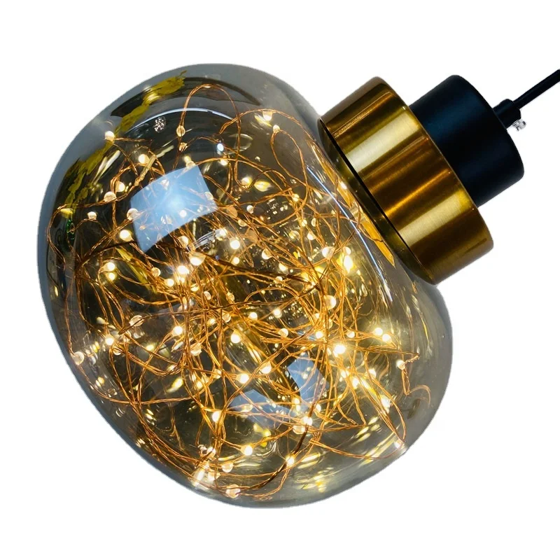 Customized Pendant Light Bulb Battery Operated Chandelier