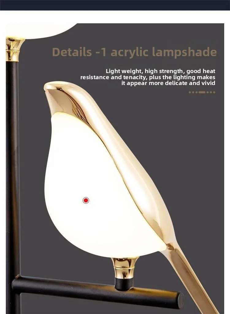 product cuckoo bird shape wall lamps light luxury home decor led wall sconce postmodern design indoor decorative wall lights lighting-9