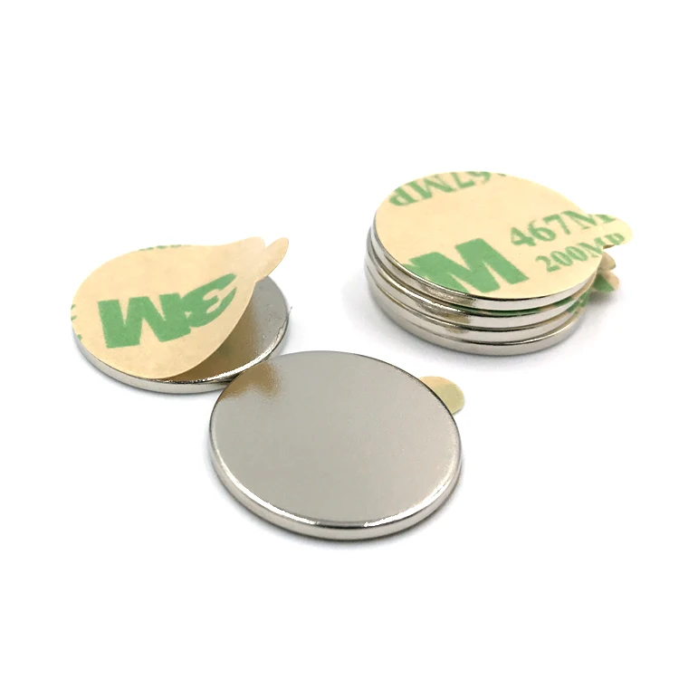Wholesale N42 Round Neodymium Mounting Ndfeb With 3m Adhesive
