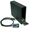 Mini PCIe to Dual PCI Bus Slot Adapter with case enclosure