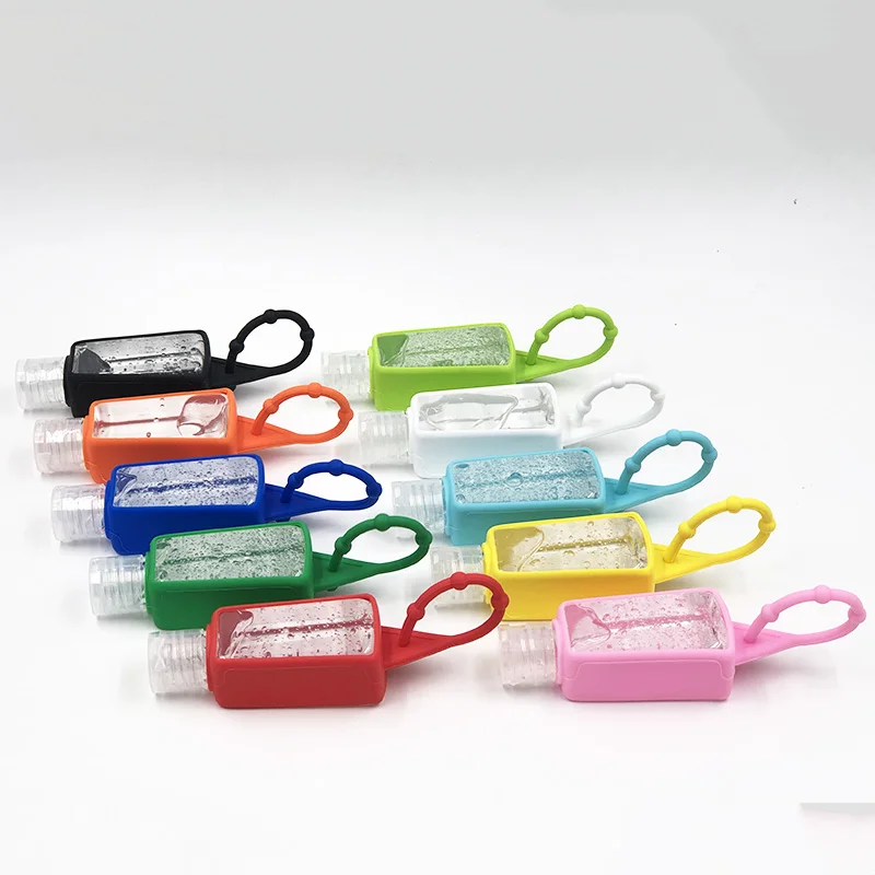 Fast Delivery Custom Silicone Hand Sanitizer Keychain Holder For Gift ...