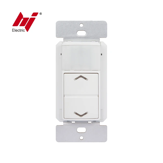 In Wall PIR Motion Sensor Light Switch with 0-10V Dimmer