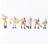 1piece Plastic worker Figure Trains Railroad Layout1 87 Scale model materials architectural scale model 1:50 train model 187