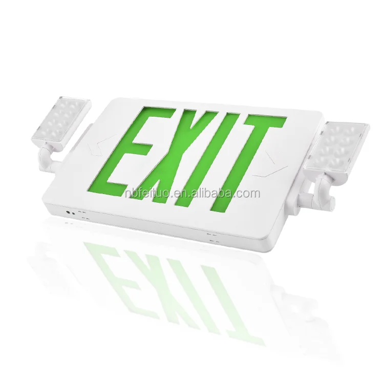 FEITUO: CHINA TOP 1 LED Wall Mount Emergency Light Supplier Since 1967- UL listed led exit lamp | UL EXIT SIGN JLECD2GW