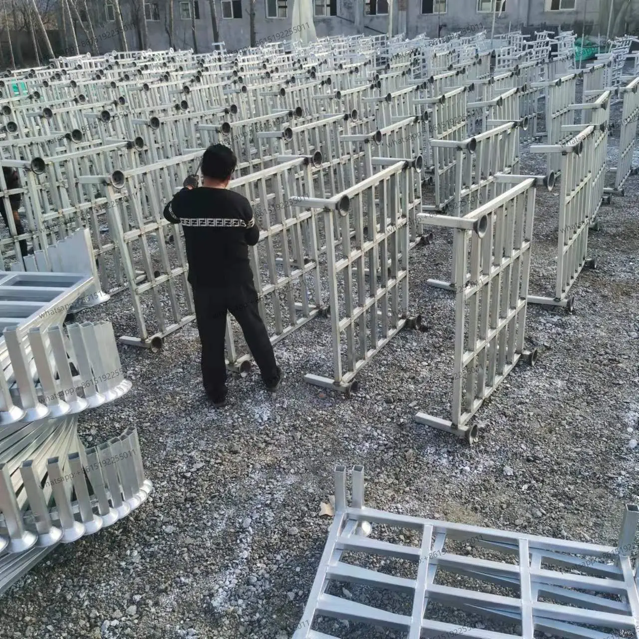 Heavy Duty Warehouse Garage Stackable Racking Shelves Warehouse Shelves ...