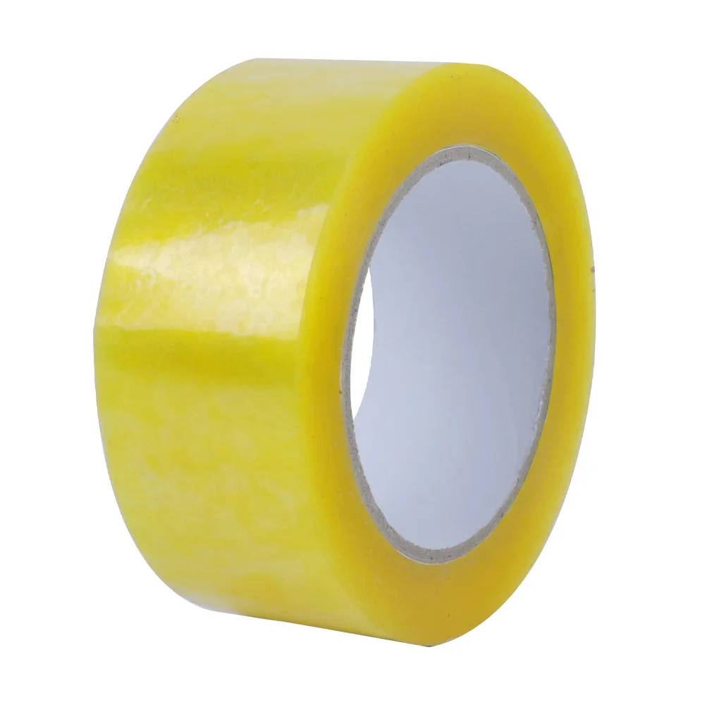 Water-proof No Bubbles Clear Lightly Yellowish Bopp Packing Tape Clear ...