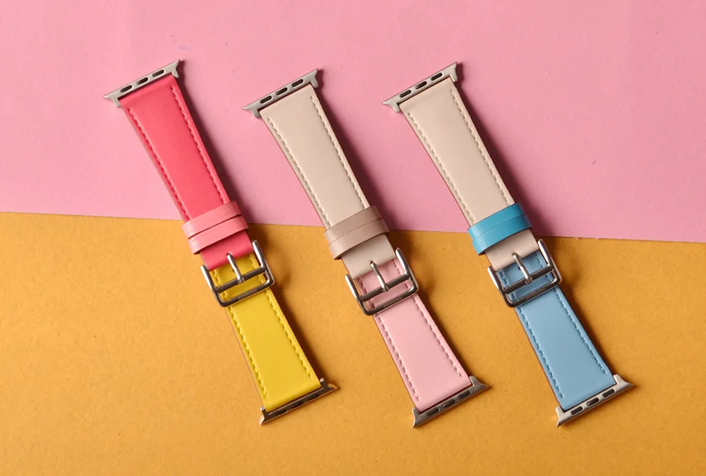 Jmax Barenia Leather Loop Stainless Steel Buckle For Hermes Style