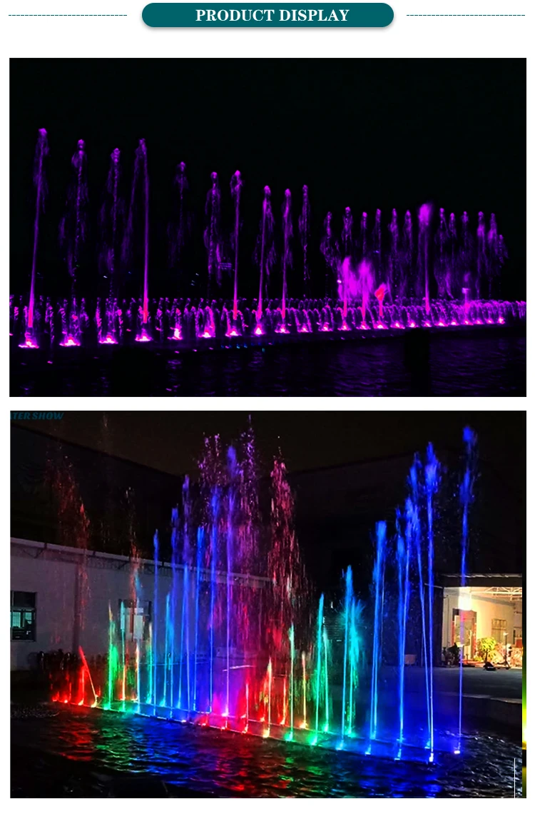 Large Sri Lanka Fountain Project Plc And Color Changing Music Dancing