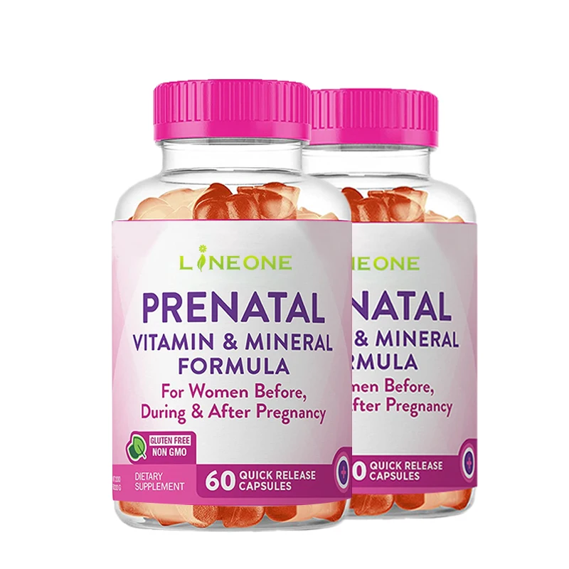 Private Label Fertility Supplements Prenatal Vitamin Fertility Gummies To Support Conception factory