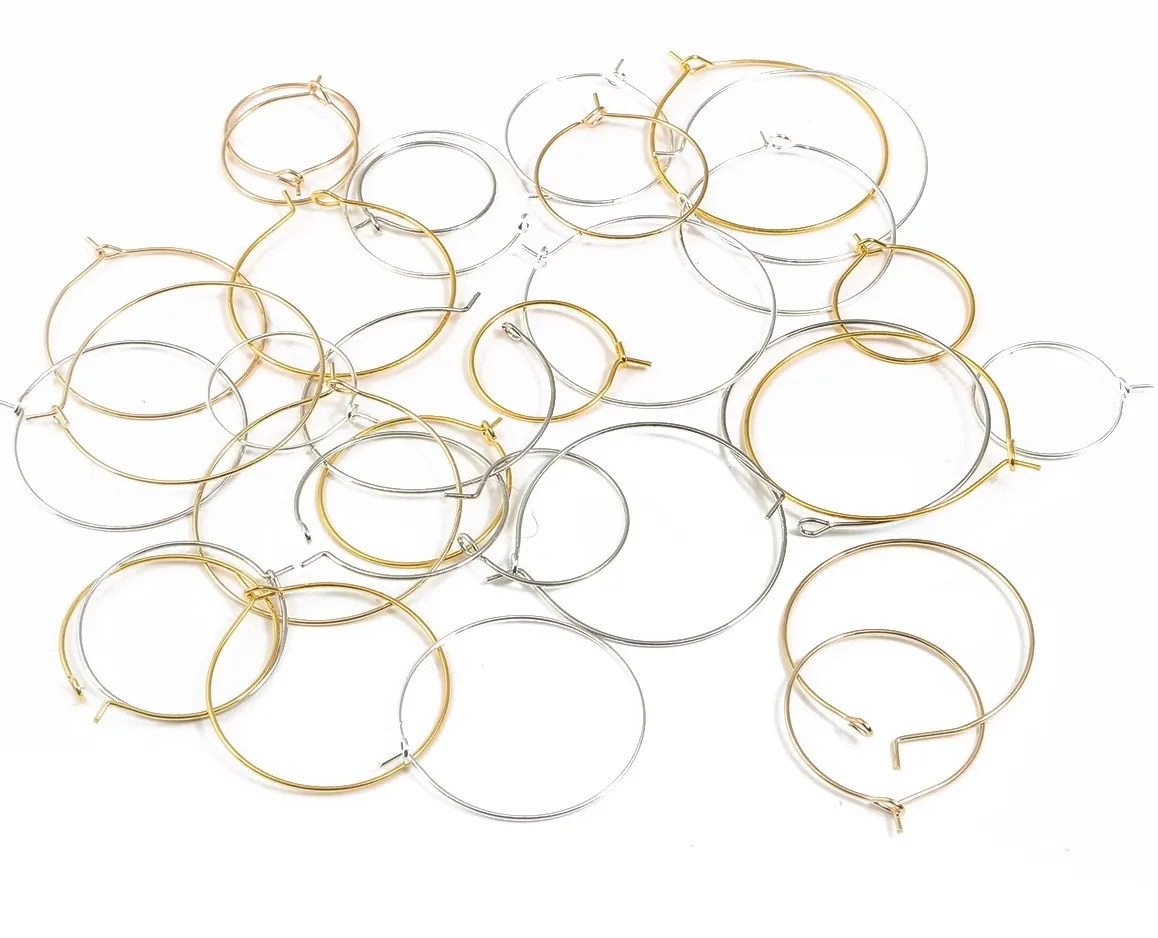 Diy Earring Parts Fish Earring Hooks Hypoallergenic Brass Earring