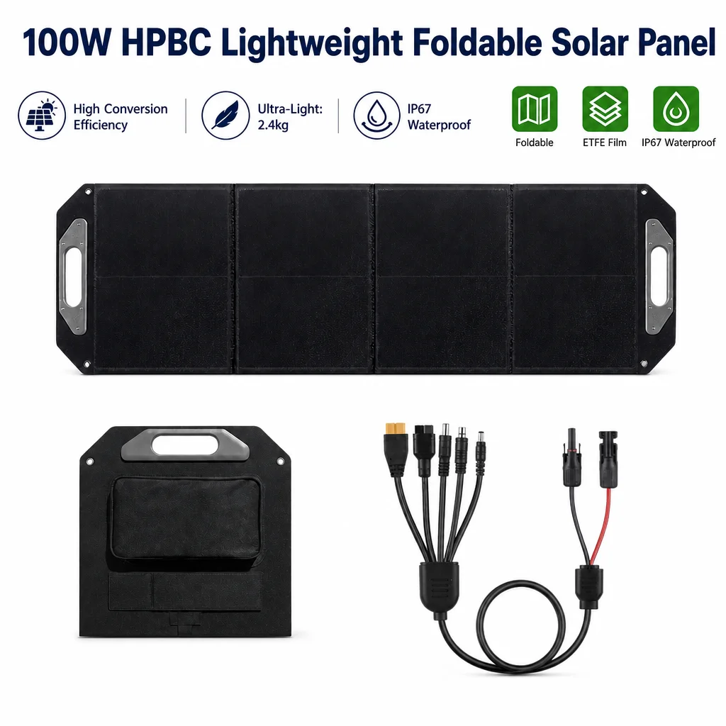 Side-by-side comparison of ETFE-laminated vs PET-laminated solar panel surfaces showing UV resistance difference
