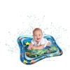 A Pat and Play Baby Fun Activity Center Inflatable Tummy Time Water Mat Baby Water Mat With Colorful Floating Sea Friends