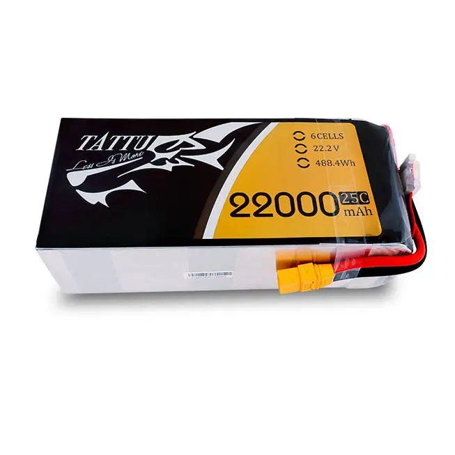 Lipo Battery 22.2V 25C 6S1P 22000mAh smart Lipo Battery for agricultural pesticide sprayer drone factory