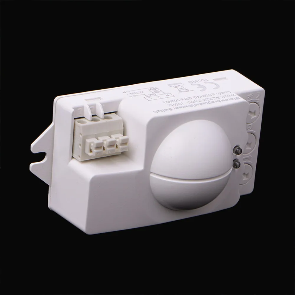 ac 220-240v 微波雷达传感器开关用于面板天花灯入口楼梯开关
