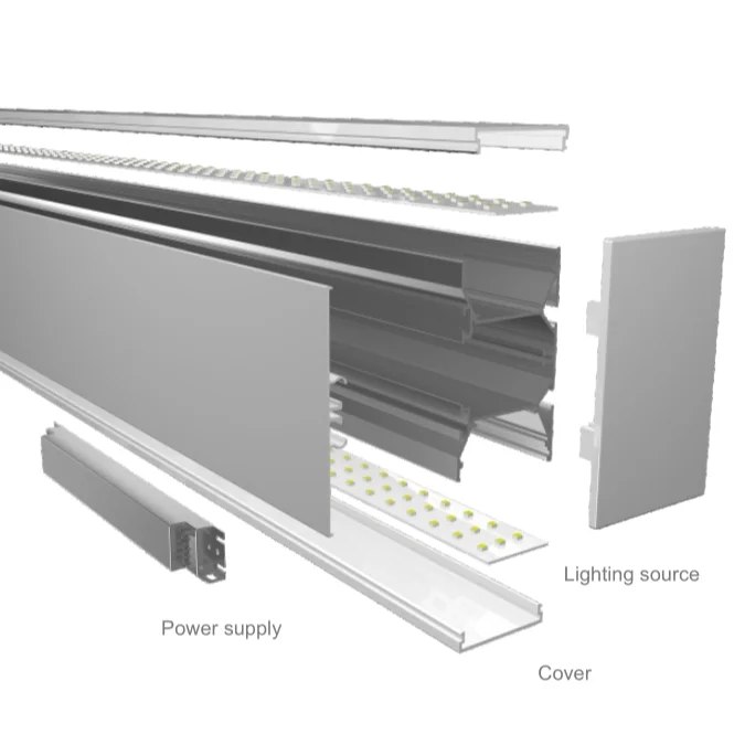 New Arrival Brand surface mounted led profile  Linear Lamp,New Design up and down  Linear led profile  Lamp