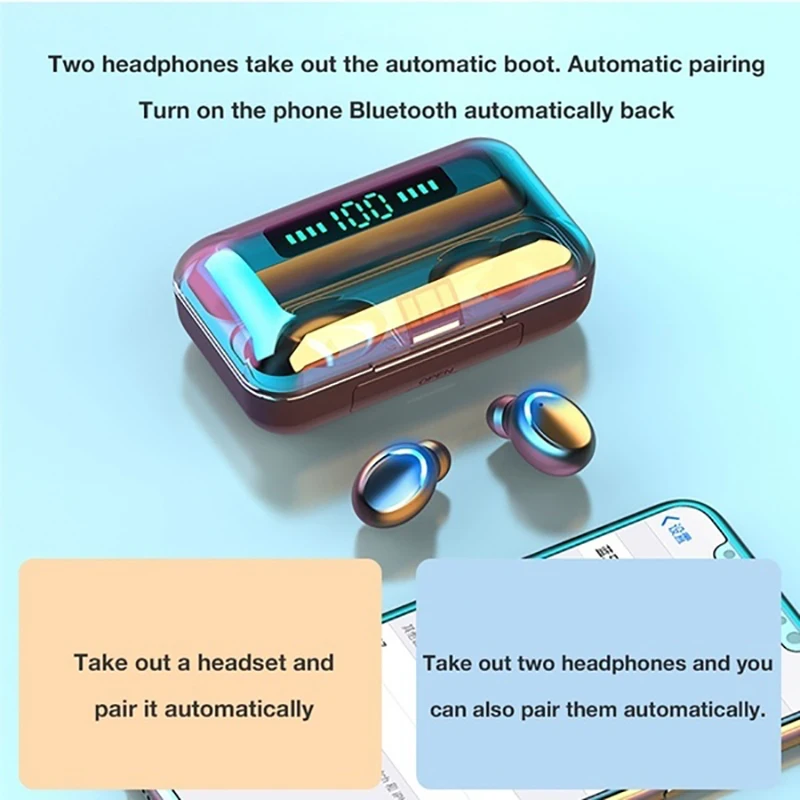 2020 High quality earphones Cheap Price TWS F9 Earbuds Wireless Earphone - ANKUX.COM