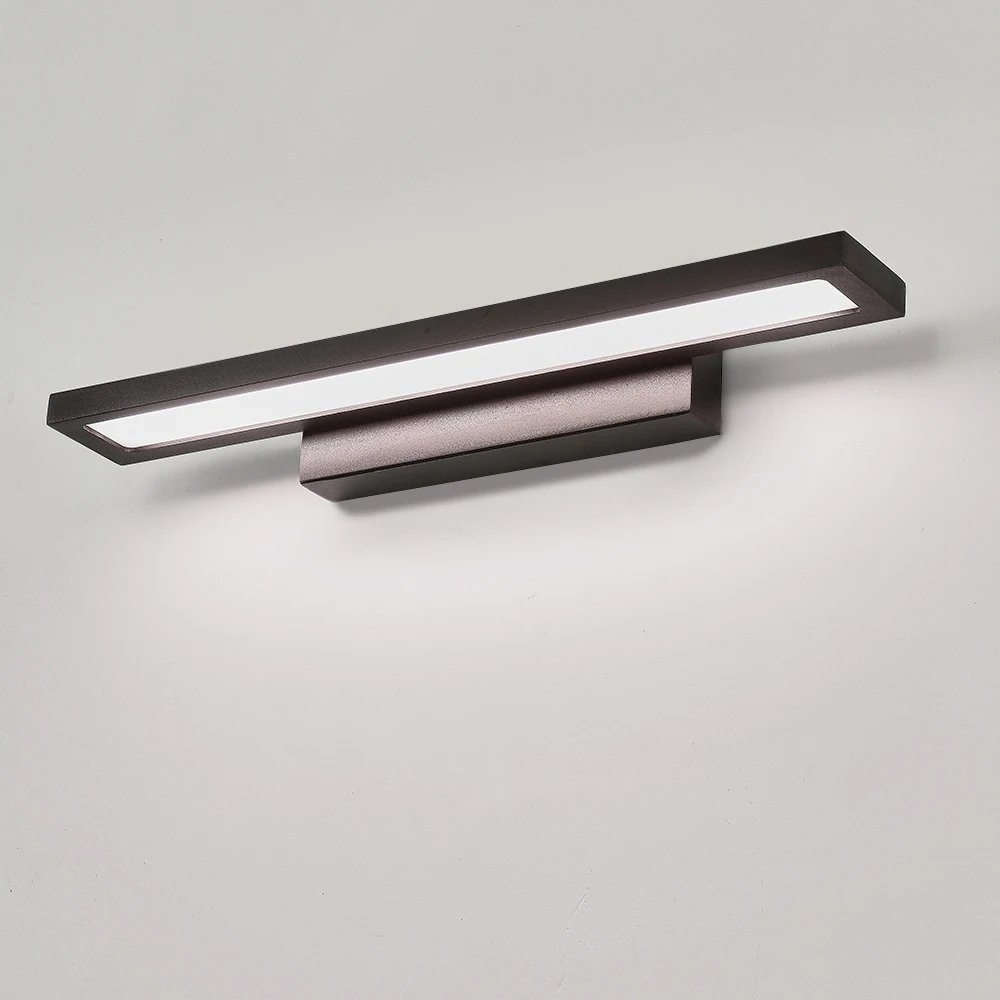 
7W Hot selling black led mirror light wall lamp indoor bathroom led lighting wall washer light 