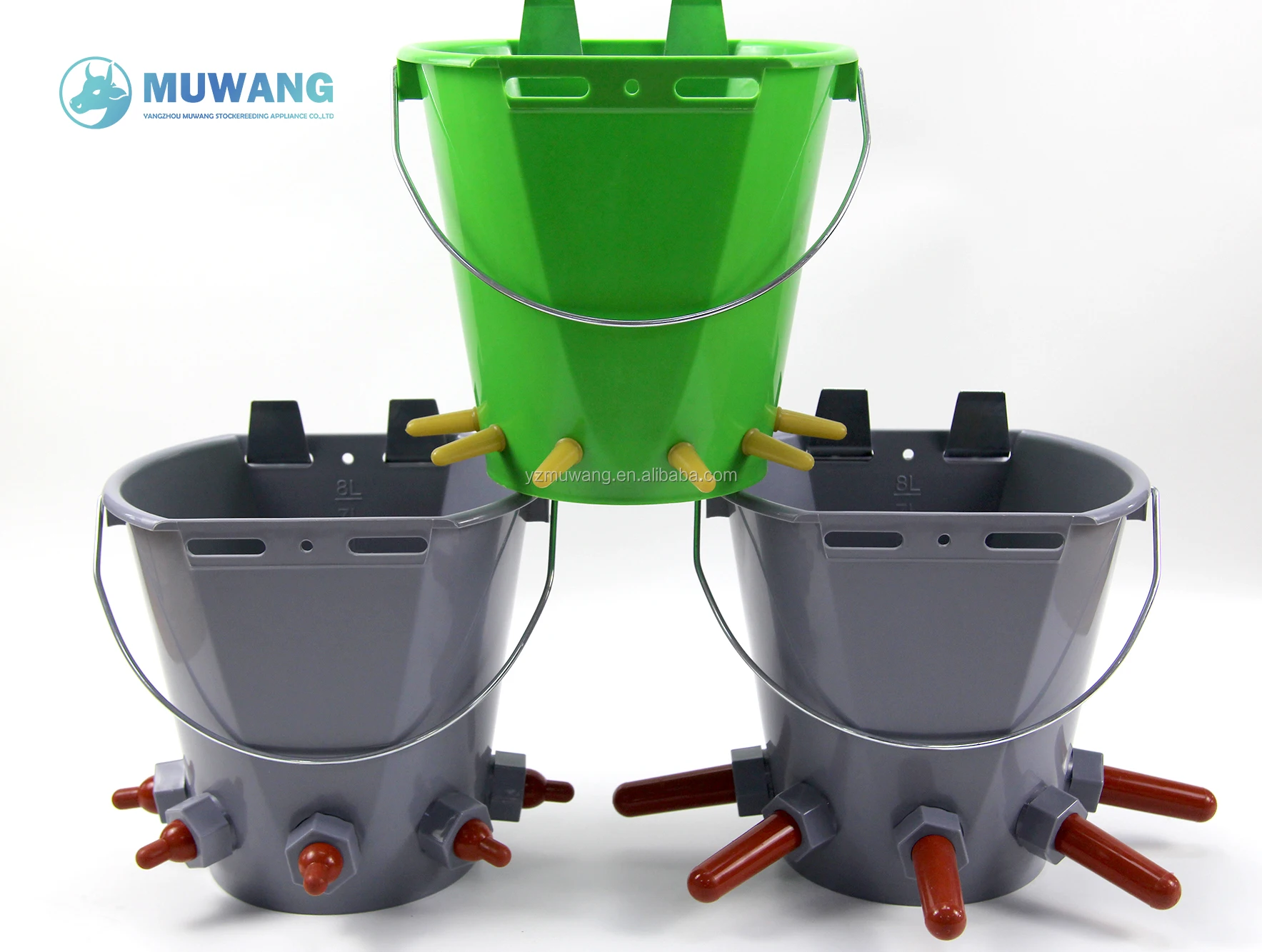 8l Plastic Feeding Bucket,Feeding Bucket With 6 Nipples Buy Plastic