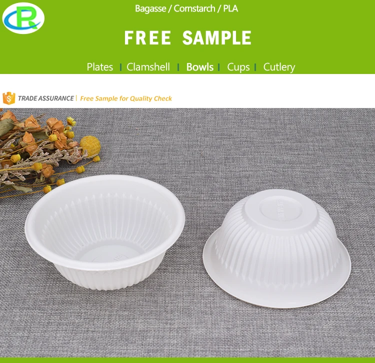 Corn Starch Biodegradable Cornstarch Bowls