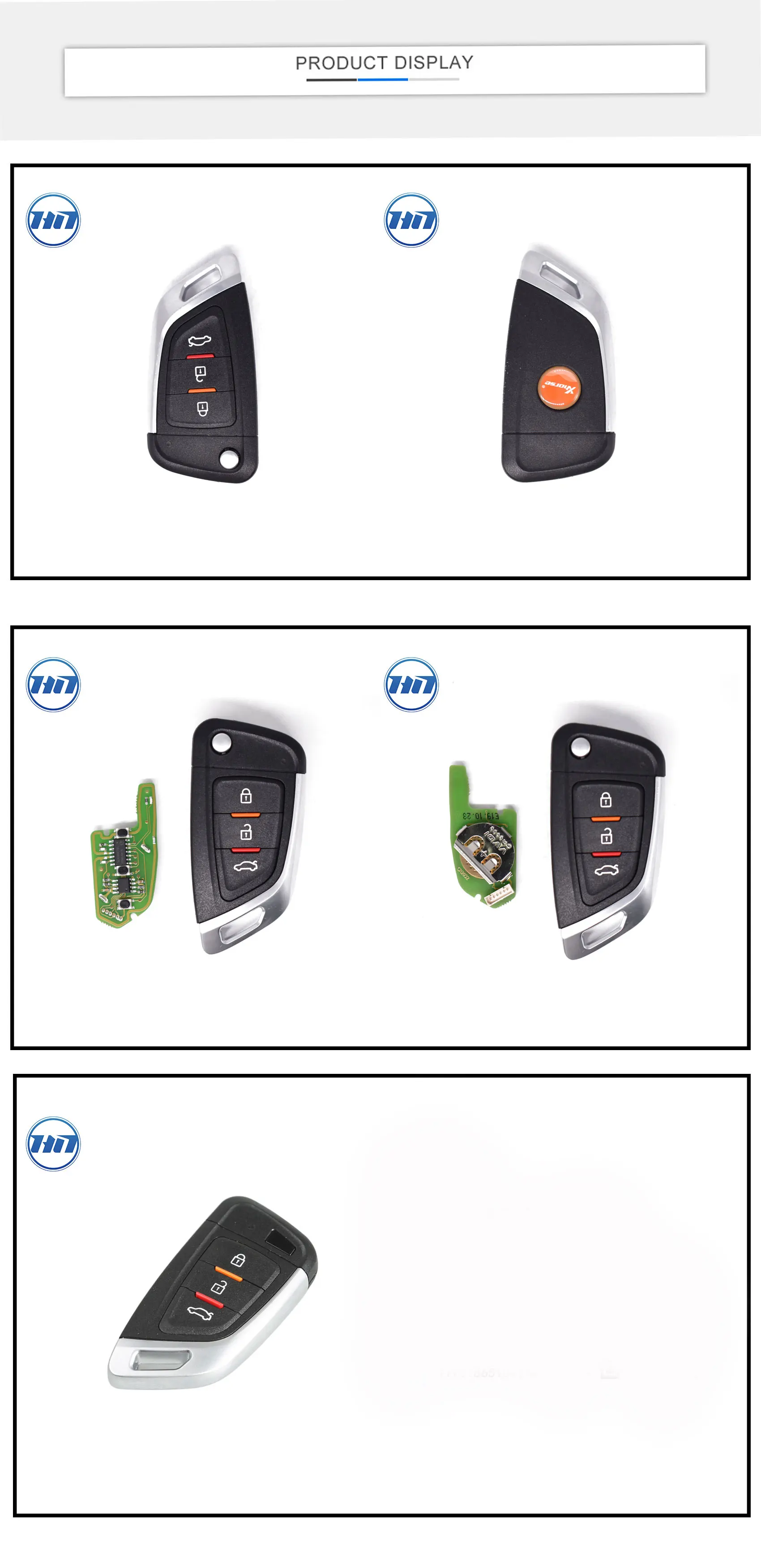 Vvdi Xhorse 3 Buttons Wired Universal Remote Key Knife Xskf01en Buy