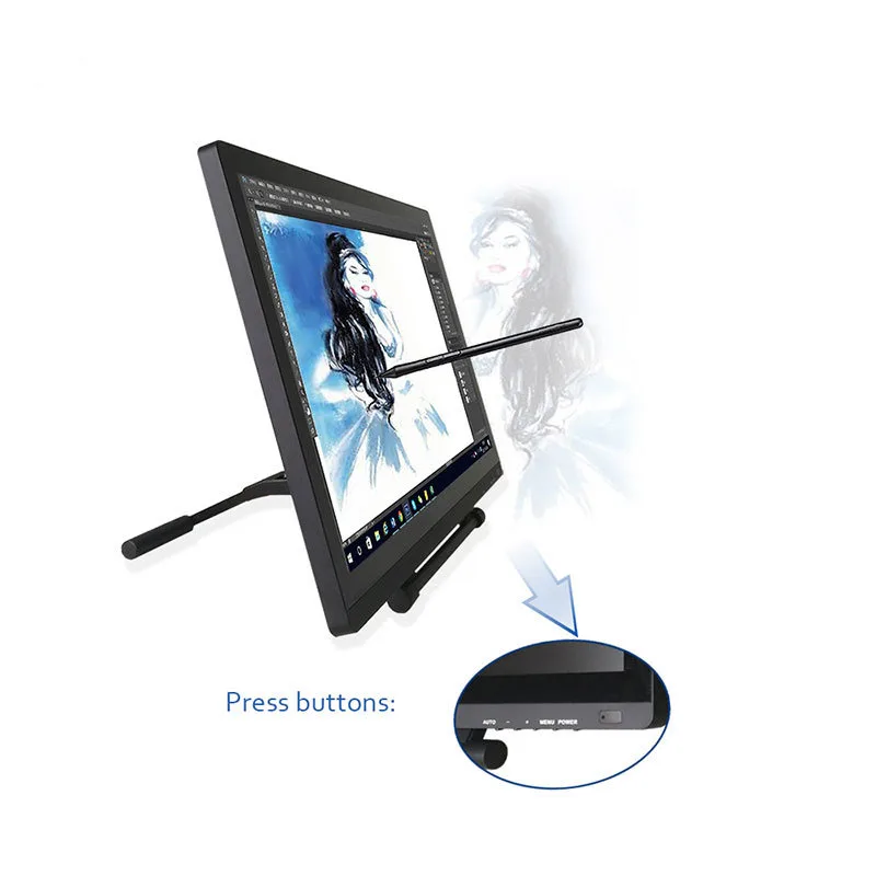 Graphics Drawing pen tablet Monitor