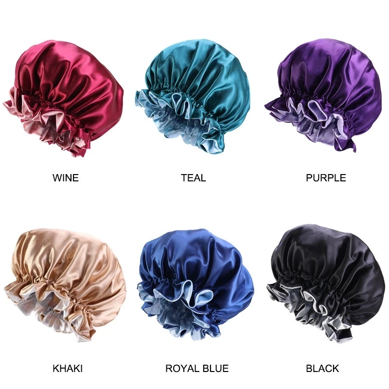 Custom Bonnets with Logo - Elegant Sleep & Shower Solutions