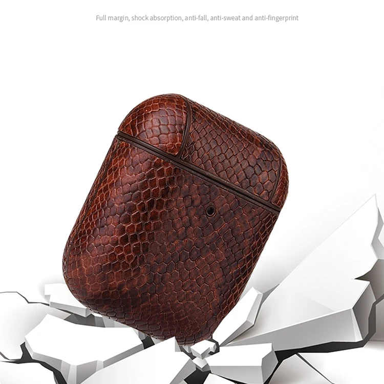 Luxury Pu leather Earphone Bag for Apple Airpods Pro Case