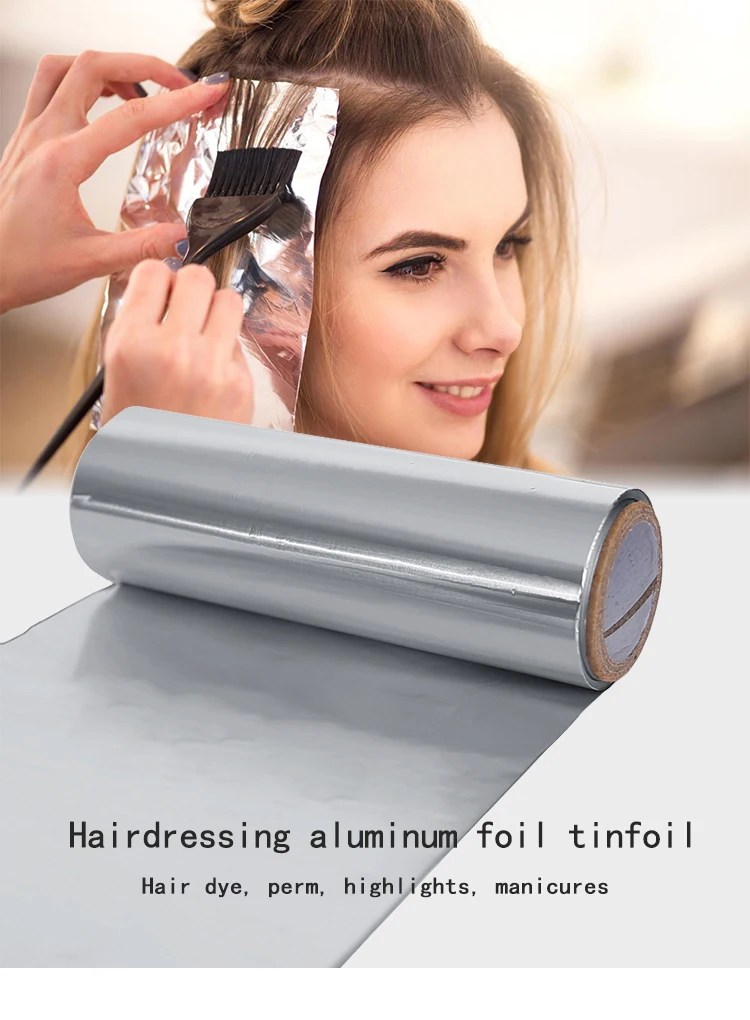 Free Sample Hair Tinfoil Disposable Aluminum Foil Wider And Thicker
