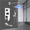 LED display shower and bath column for bathroom