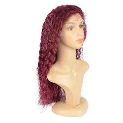 1b/99j burgundy red ombre short human hair wigs