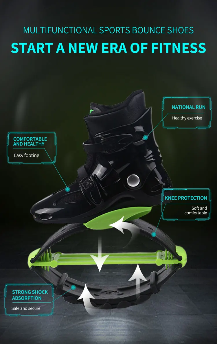 MIAOMIAOLONG Bounce Jumping Boots Jumping Shoes Jumps Springschuhe neue Version