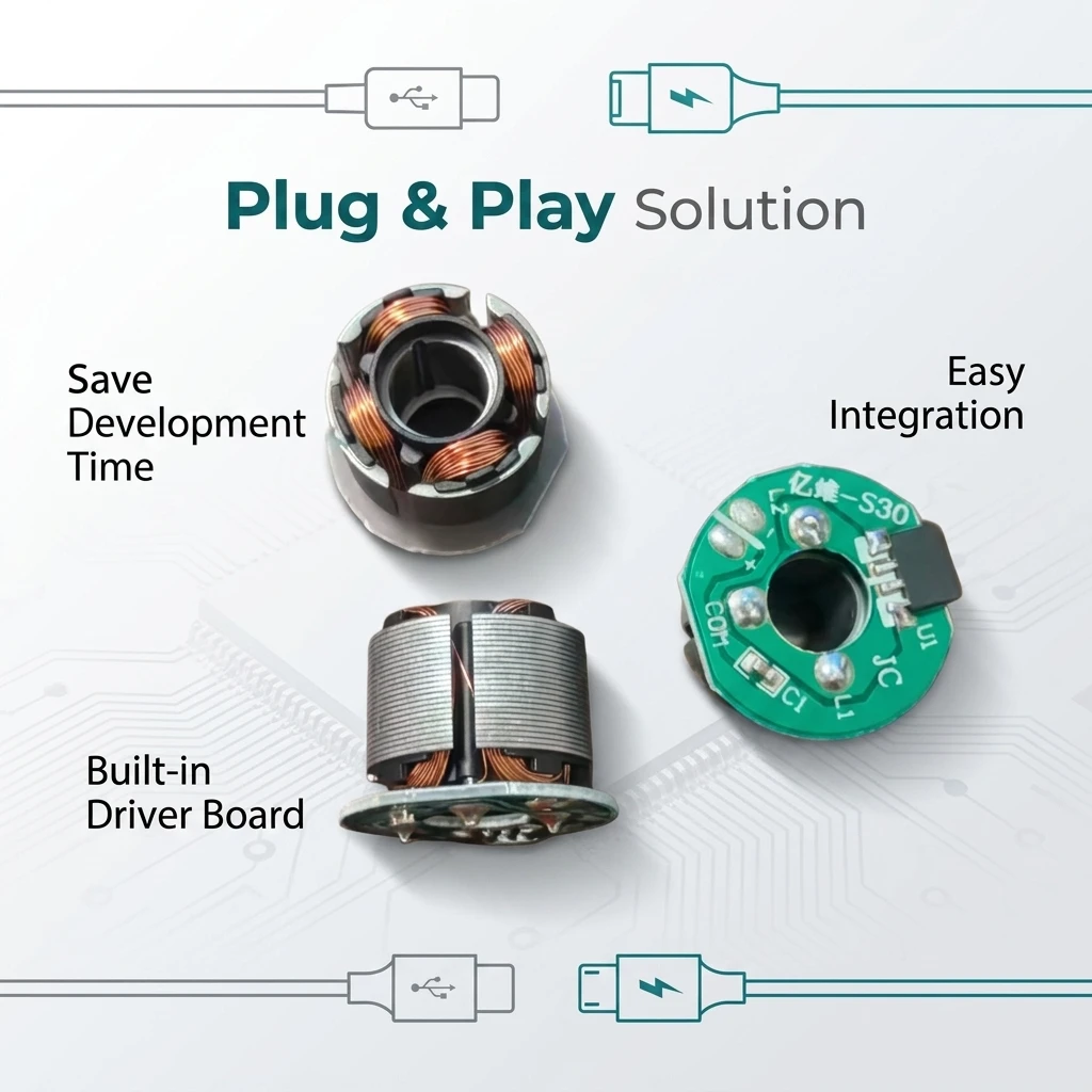 Bldc Motor, 9V, 19000RPM, Brushless, Portable - detail 10